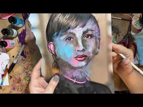 Dina Wakley Ranger Scribble Sticks 2 Media mda60161 Overpainting Photo Video