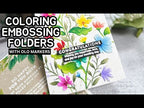 Simon Says Stamp Embossing Folder and Cutting Dies Chelsea Floral sfd389 Celebrate
