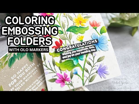Simon Says Stamp Embossing Folder and Cutting Dies Chelsea Floral sfd389 Celebrate