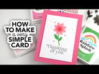 Rainbow Splash Clear Stamps Happy Blooms rs103