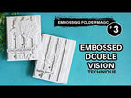 Simon Says Stamp Embossing Folder and Cutting Dies Peony and Bells sfd595 Always There Embossed Double Vision Technique Sandi MacIver