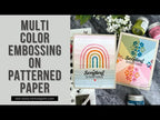 Tim Holtz Distress Foundry Wax KIT 1 Ranger tdak80435 Multi Color Embossing On Patterned Paper Video
