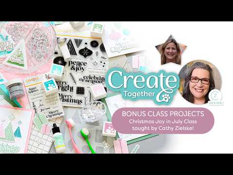 CZ Design Christmas Joy Wafer Dies czd307c Keep Creating! BONUS Projects for Your Christmas Joy Kit by Cathy Zielske