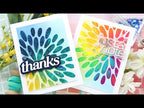 Simon Says Stamp Stencil Modern Flower 1028st Celebrate