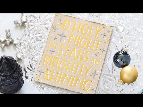 Simon Says Stamp Set of 2 Stencils O Holy Night mt221716 All The Joy