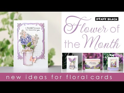 Penny Black Country Bouquet Clear Stamp and Die Set video