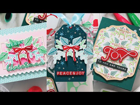 Simon Says Stamp Stencils and Die Festive Swag set1221fs