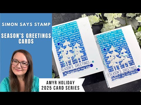 Simon Says Stamp Frosty Tree Trio Wafer Die s1082 And Everything Nice