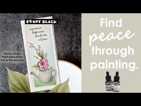 Penny Black Black Liquid Watercolor 75-014 video