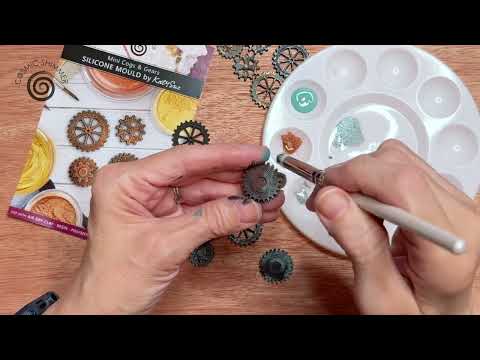 Cosmic Shimmer Mini Cogs and Gears Silicone Mould ce0152-cs