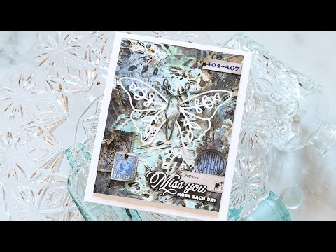 Tim Holtz Distress I Want It All Scorched Timber January 2024 Color Bundle Ranger Ink Smooshing With Distress Video