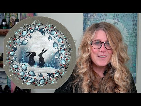 Lavinia Stamps Acetate Hill Mask Stencils lam002 video tracey dutton