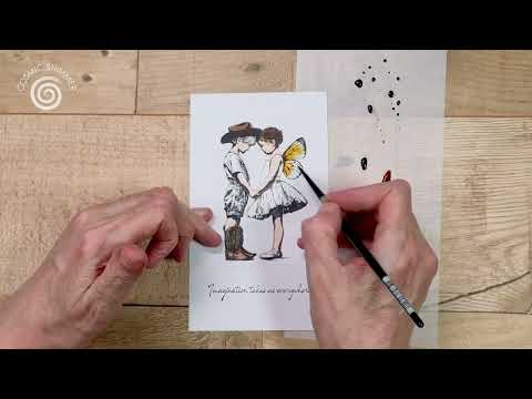 Katy Sue Designs A Kaleidoscope of Die Cut Butterflies 12-dce010kbf video