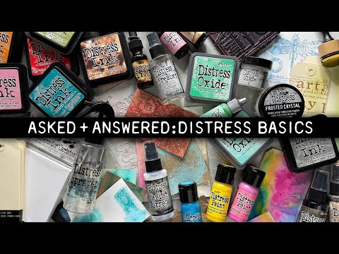 Tim Holtz Distress Frosted Crystal Ranger tda78319 Distress Basics Video