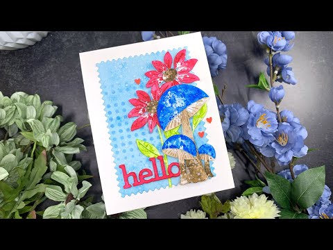 Simon Says Stamp ETCHED LAYERED DAISY STEM Wafer Dies s710