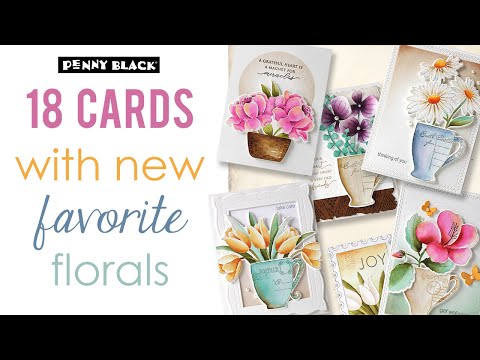 Penny Black Brew-Tea-Ful Clear Stamp and Die Set video