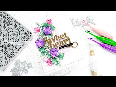 Simon Says Stamp Gentle Blooms Wafer Dies s885 Sweetheart