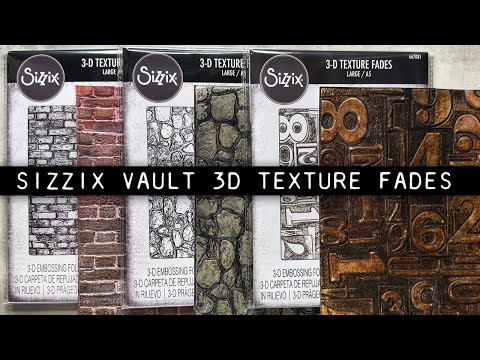 Tim Holtz Distress Ink Pad Mini Kit 6 Ranger TDPK40361 Texture Fades Video