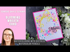 Simon Says Stamp Double Loop Bow Wafer Dies 1557sd Beautiful Moments Blooming Wreath Card | Simon Says Stamp + CZ Design Amy Rysavy