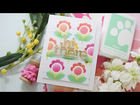 The Ink Stand White Small Rectangle issmrec Layered Stencil Background Card Video