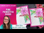 Simon Says Stamps and Dies Poinsettia Swag set886ps Festive Fun