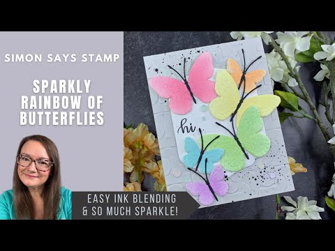 Simon Says Stamp Confetti Butterflies Wafer Dies sd511 Happy Camper