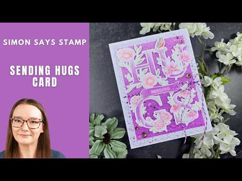 Simon Says Stamp Eyelet Layer Frames Wafer Dies s1059 DieCember Sending Hugs Card | Simon Says Stamp Prairie Paper and Ink Amy Rysavy
