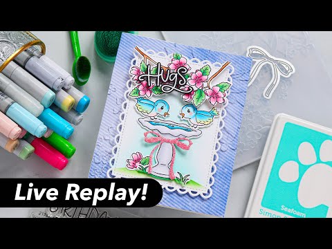 Simon Says Stamp Card Kit of the Month March 2025 Tweet Friend ck0325  Nina-Marie Trapani Tutorial