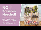 Katy Sue Designs Pretty Petals Picket Fence Card Making Kit 17-10082ppf video