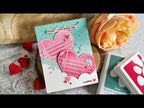 Trinity Stamps XOXO Embellishment Box tsb-168 Detailed Valentine Card Video