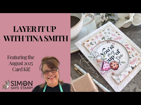 Simon Says Stamp Card Kit of the Month August 2025 Best-Teas ck0825