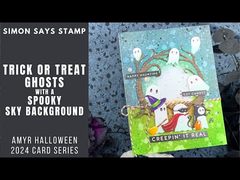 Simon Says Stamp Trick or Treat Ghosts Wafer Dies s975 Sweet Wishes