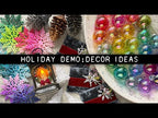 Tim Holtz Alcohol Ink Spectrum Bright 8 Pack Kit Ranger tak79385 Holiday Decor Ideas Video