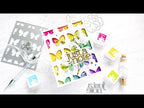 CZ Design Stamps and Dies Just a Note Notes set769jn Celebrate