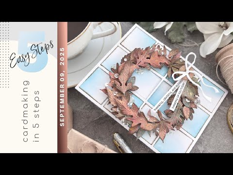 Simon Says Stamp Fall Wreath Wafer Dies s1077 STAMPtember