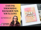 Pinkfresh Studio Gold Metallic Pearls pf073es Ink Smooshing Backgrounds Video