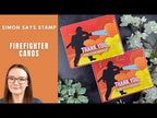 Simon Says Stamps Dies and Stencils Firefighter set1280ff Shine On Amy Rysavy