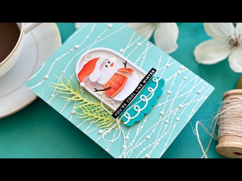 Simon Says Stamp Village Snowman Wafer Dies s977 Sweet Wishes