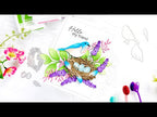 Honey Bee Lovely Layers Spring Greenery Dies hbds-llspg Hello Friend Spring Bird Card Video