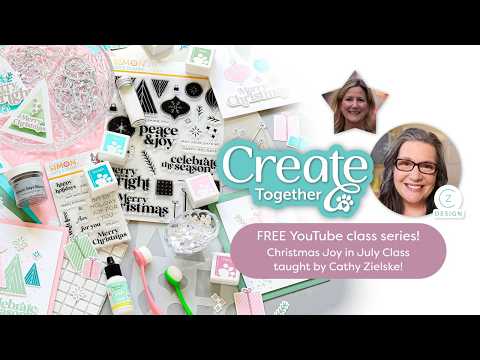 CZ Design Stencil Christmas Joy czt013c 🎄 Join Us LIVE for Christmas Joy in July with Cathy Zielske & Heidi!