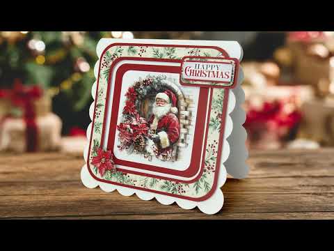 Katy Sue Designs Die Cut Decoupage Santa Scenes 11-dcdsas12 video