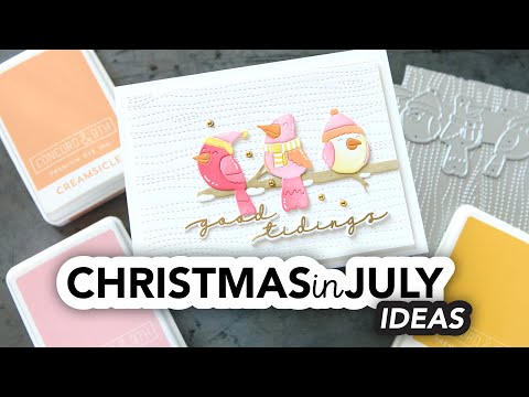Waffle Flower Masking Corners Stencil wft099 christmas in july