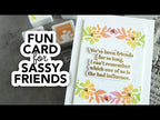 CZ Design Clear Stamps Sassy Friends cz281c