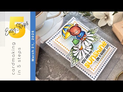 Simon Says Stamps and Dies Rain or Shine set950rs Rain or Shine