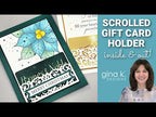 Gina K Designs Scrolled Gift Card Holder Dies die0705