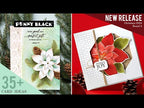 Penny Black 3D Poinsettia Layering Stencils, Embossing Folder and Cut Out Die Set video