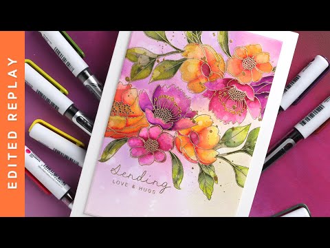 Simon Says Stamps and Dies Graceful Flowers set819gf
