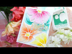 Simon Says Stamp Friendly Blossoms Wafer Dies 1562sdc In My Heart Stunning Blended & Die Cut Friendly Blossoms Laura Bassen