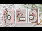 Simon Says Stamp Long Stem Florals Wafer Dies 1591sdc Overthinking Mixed Media: Try This 5-Step Method | Simon Says Stamp May 2026 Card Kit Tina Smith