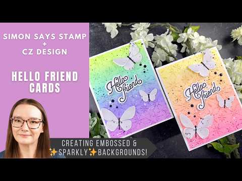 Simon Says Stamp Embossing Folder Dancing Starlets sf512